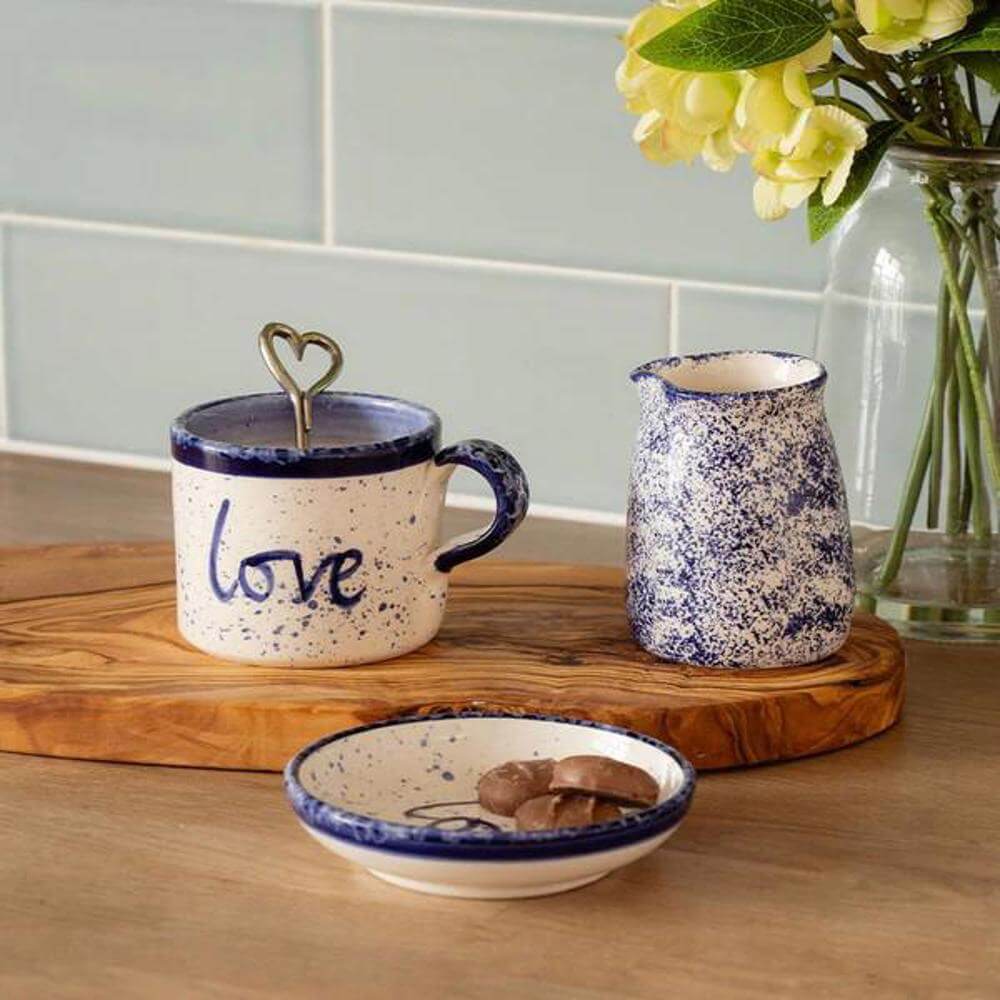 Selbrae House Large Ceramic Mug Love Blue